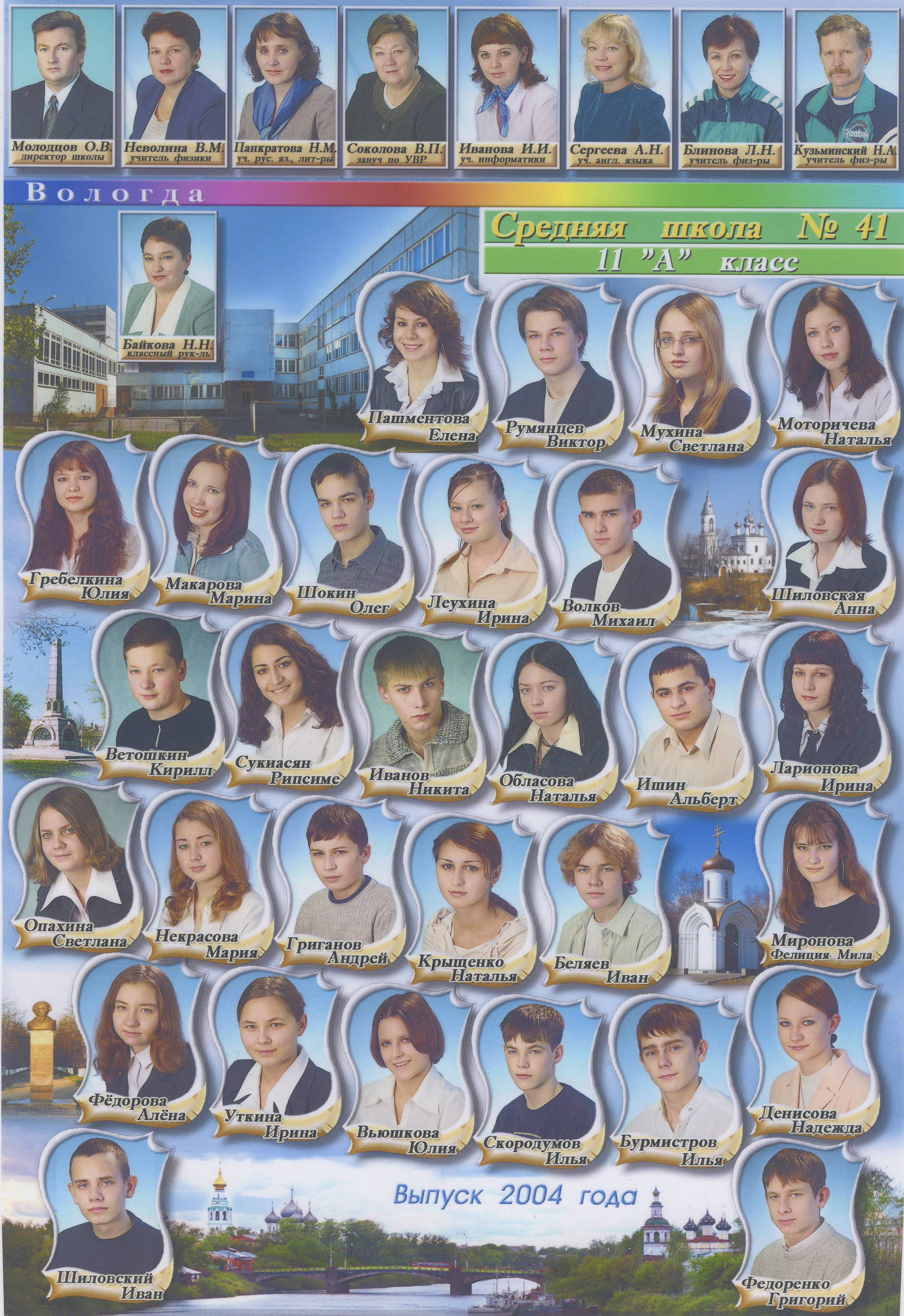 Выпуск 2004 |11-А