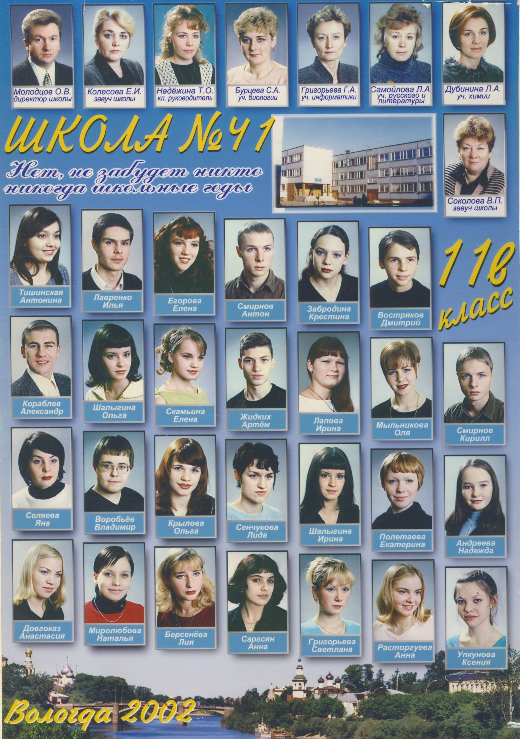 Выпуск 2002 |11-В