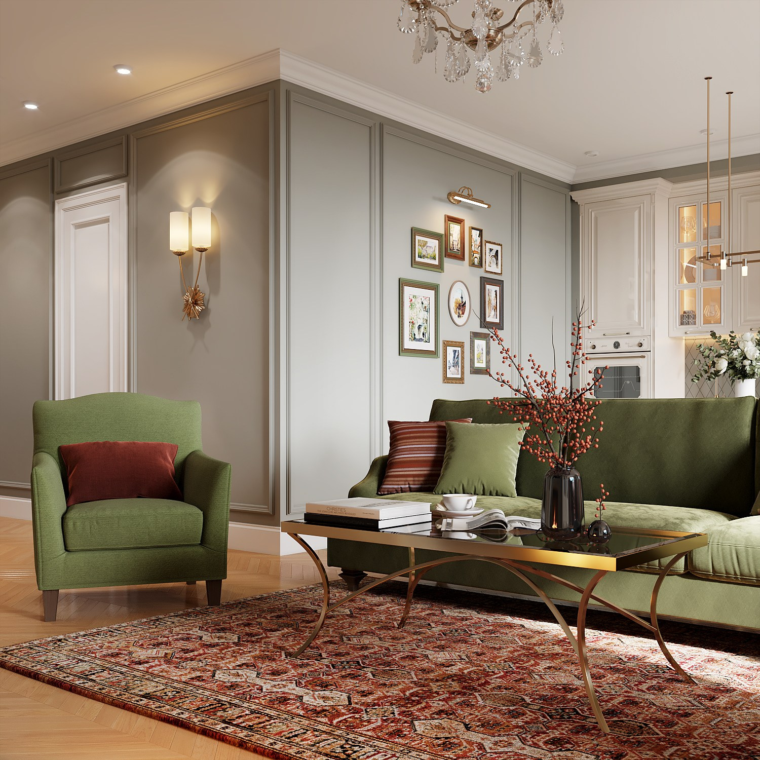 ЖК Мичуринский. Дизайн интерьера в Москве