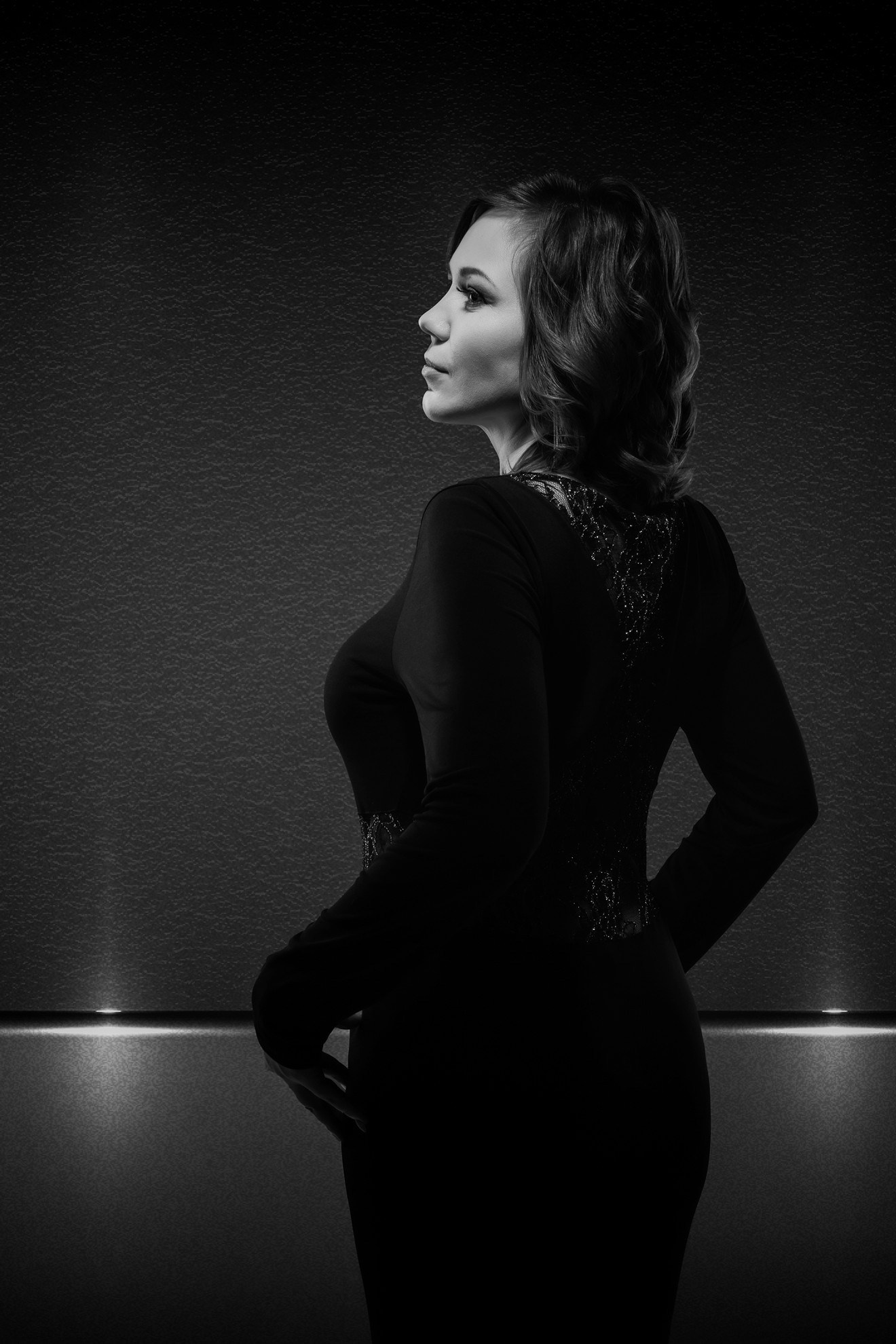 ЧБ портрет. Свадебный и репортажный фотограф в Москве и Московской области