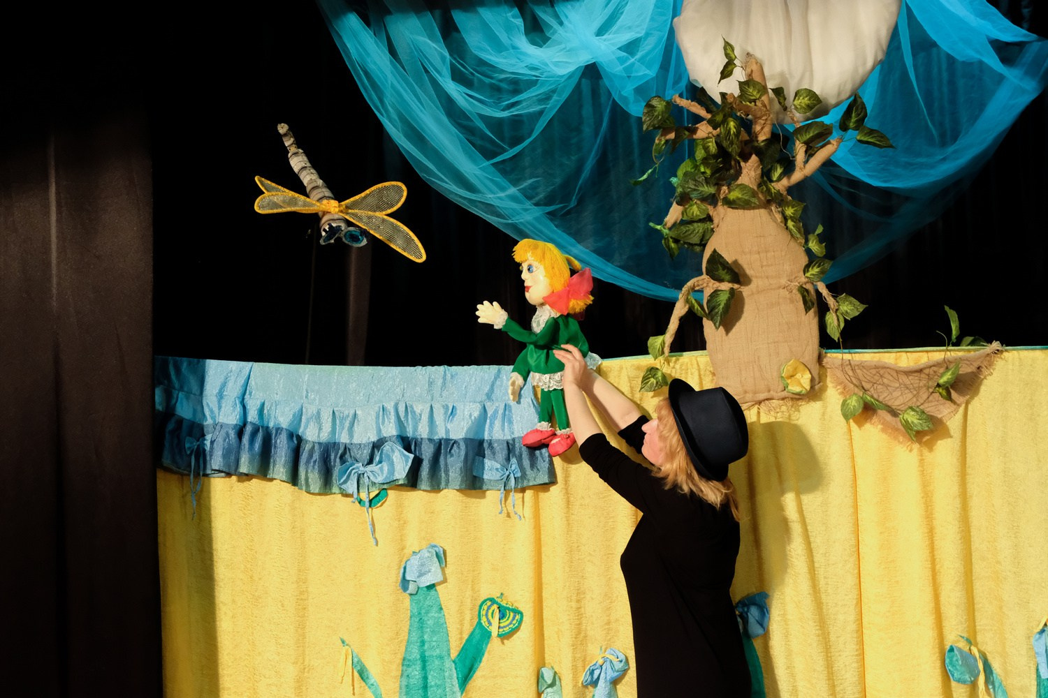 Бибигон, Сказки с Люсей Вороной, театр кукол, Елена Степанова, Ольга Останина, Дом Шрёдера, куда пойти с ребёнком спб