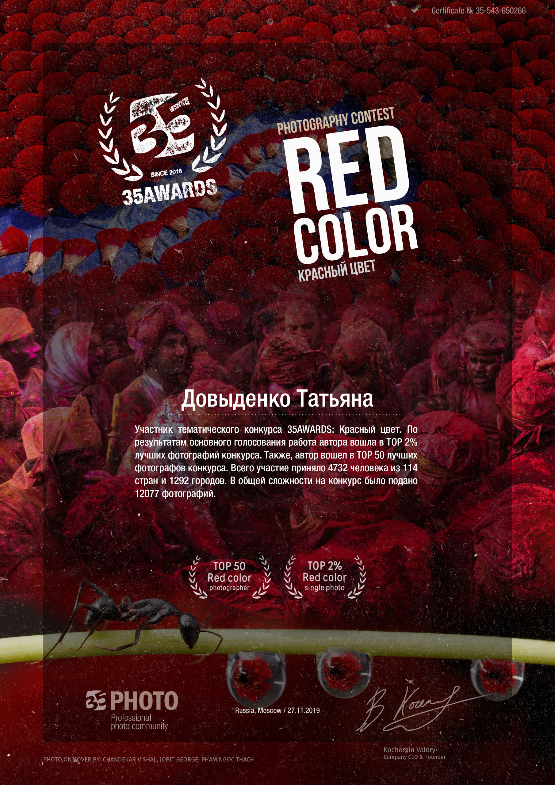 Резюме и достижения