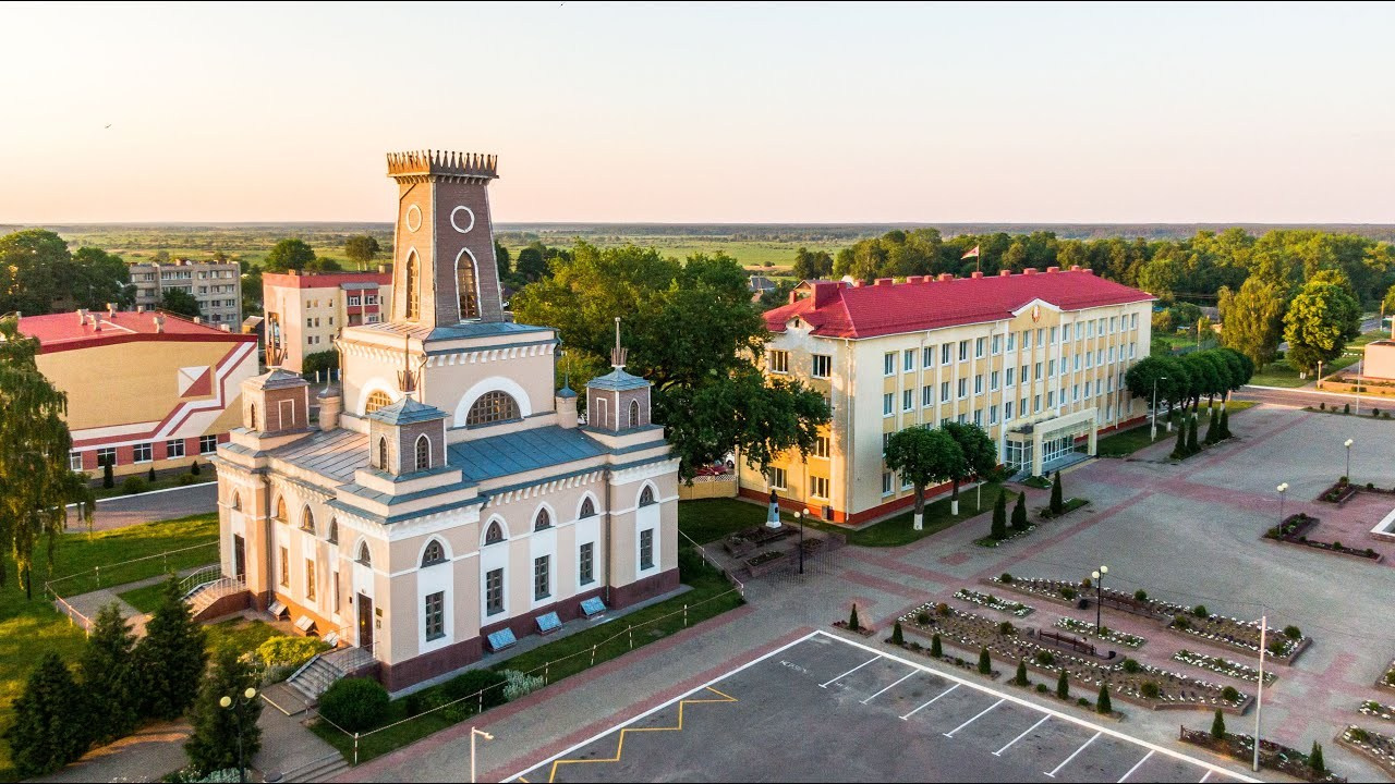 Чечерск с дрона. Роман Свободный — интерьерная и архитектурная съёмка, Москва и МО