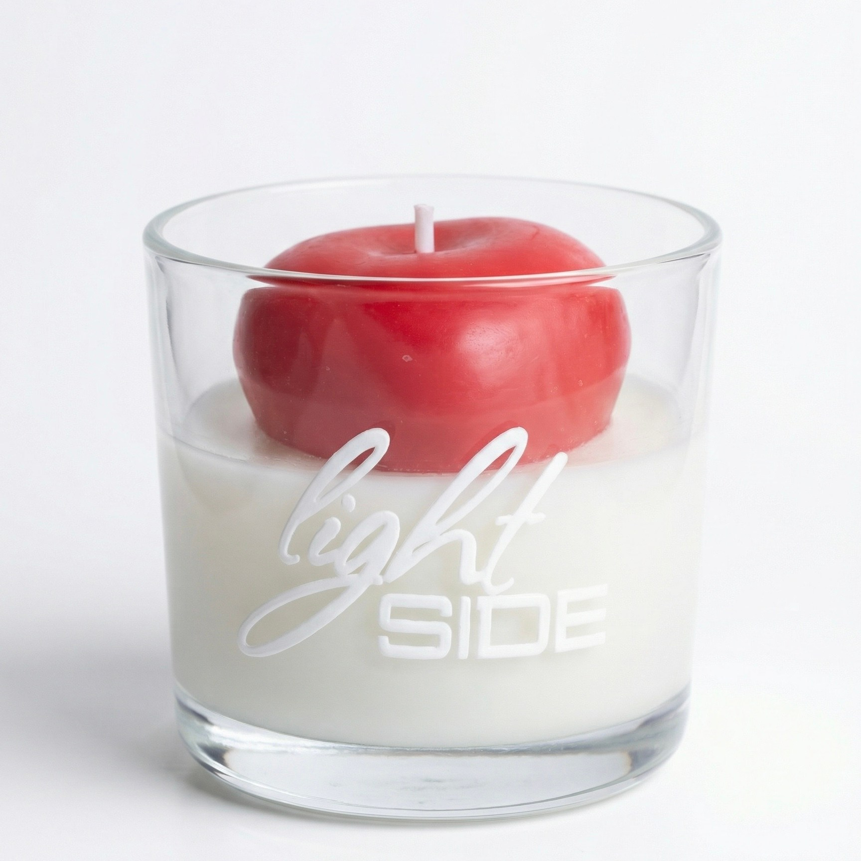 свеча в стакане