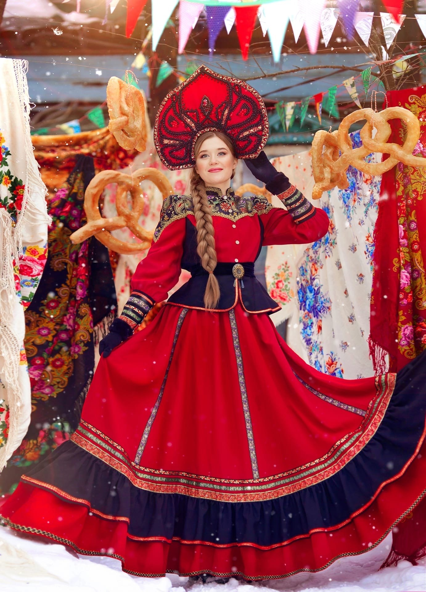 Русские народные костюмы в Москве