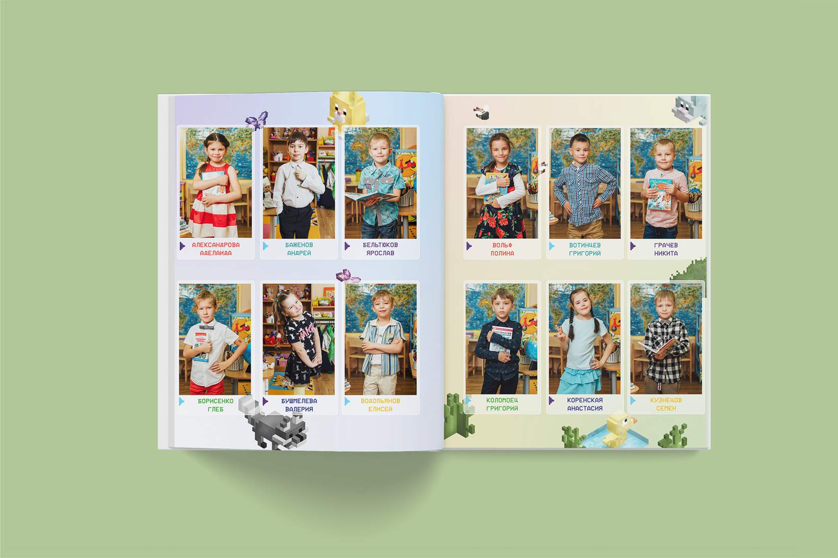 Выпускные альбомы детского сада. Фотограф Николай Селуков