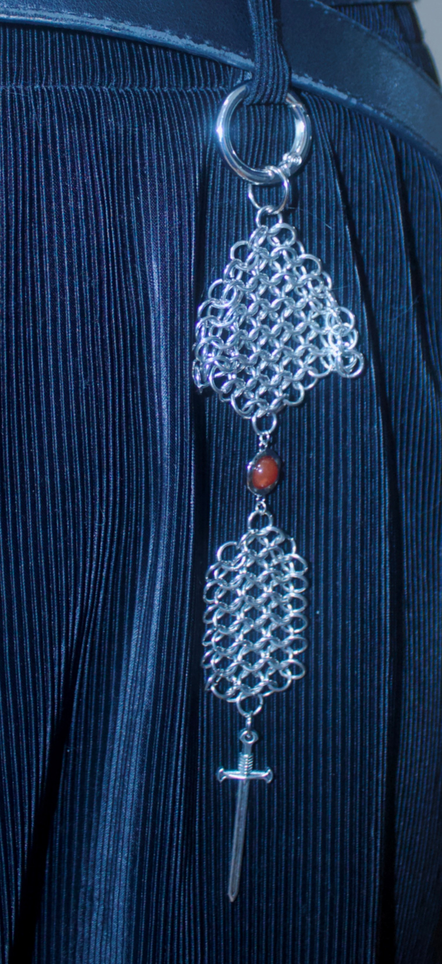 Обвесы на сумку из кольчуги. Украшения из кольчуги в Москве Соня Спросонья