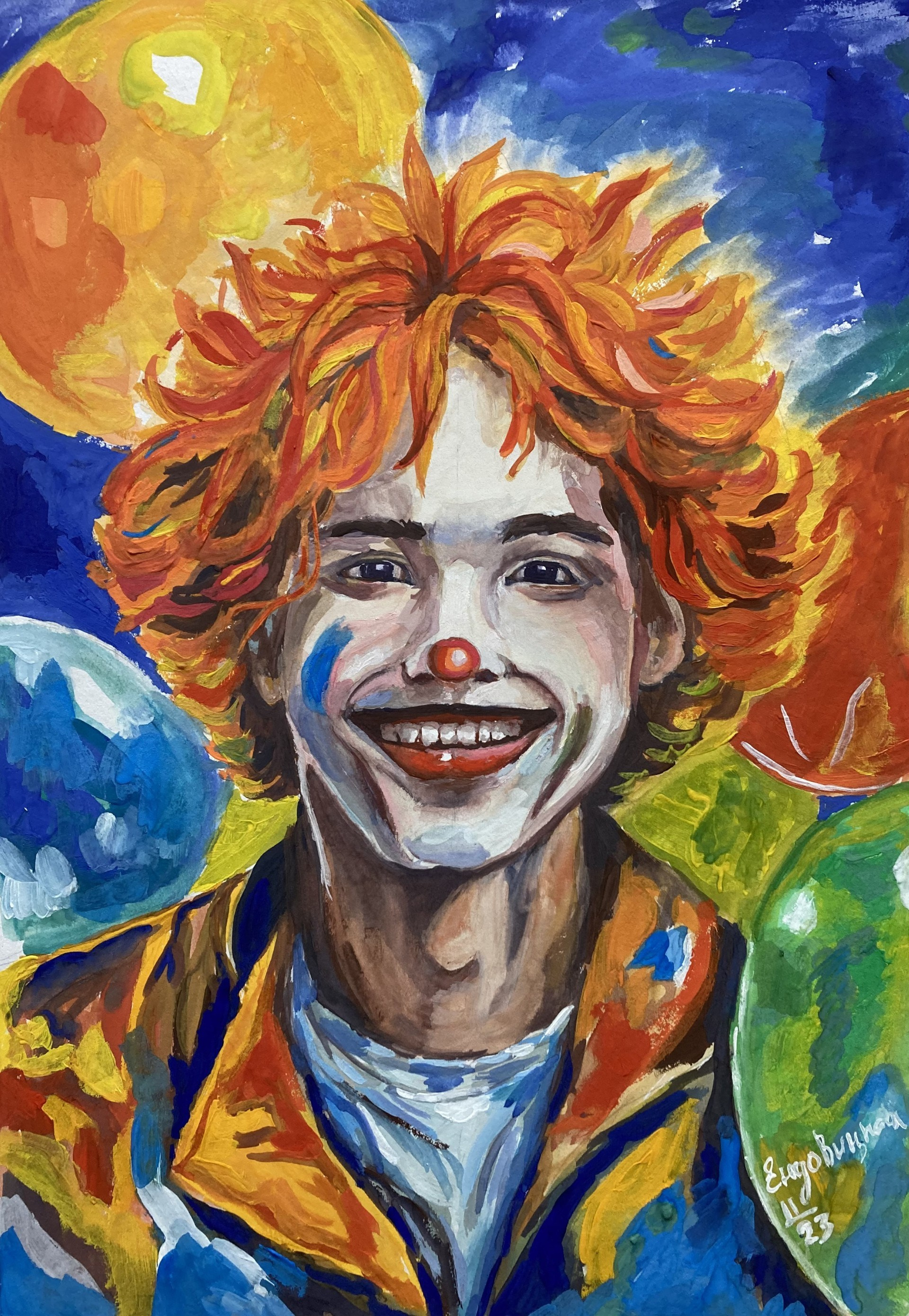 Клоуны. ArtZoyaEndovitskaya