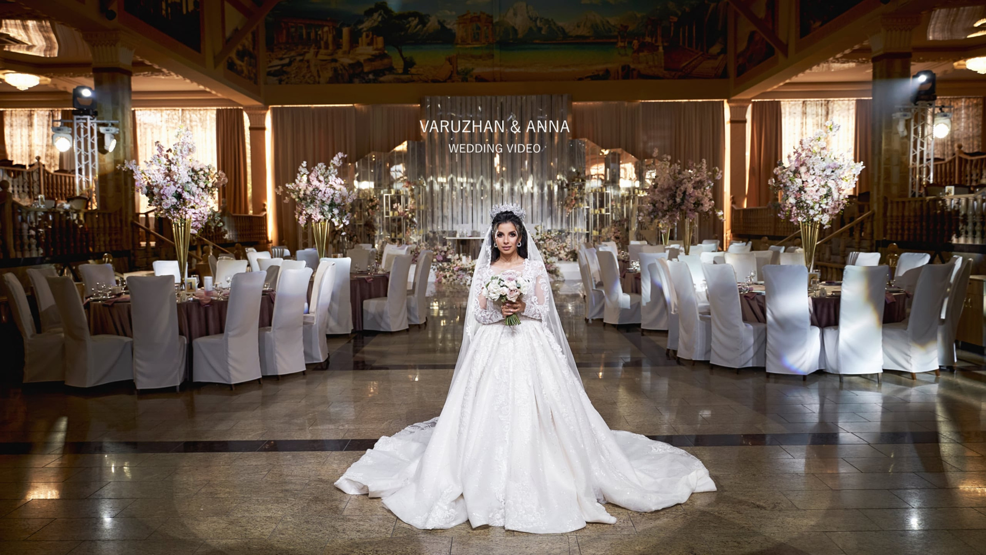 Красивое свадебное видео SDE, показанное в этот же день на свадьбе. Свадебное видео и фото съемка на свадьбу в Краснодаре Твинс Студио