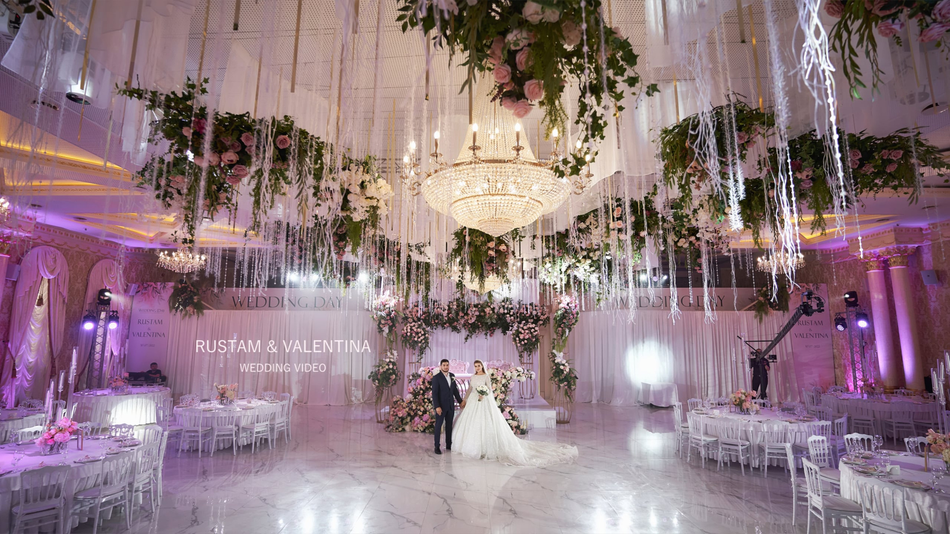 Красивое свадебное видео SDE, показанное в этот же день на свадьбе. Свадебное видео и фото съемка на свадьбу в Краснодаре Твинс Студио