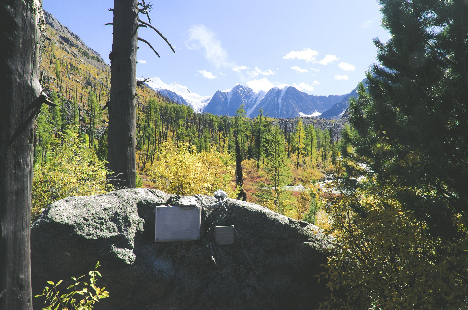 Алтай ледник Мюшту- Айры пейзажная фотография