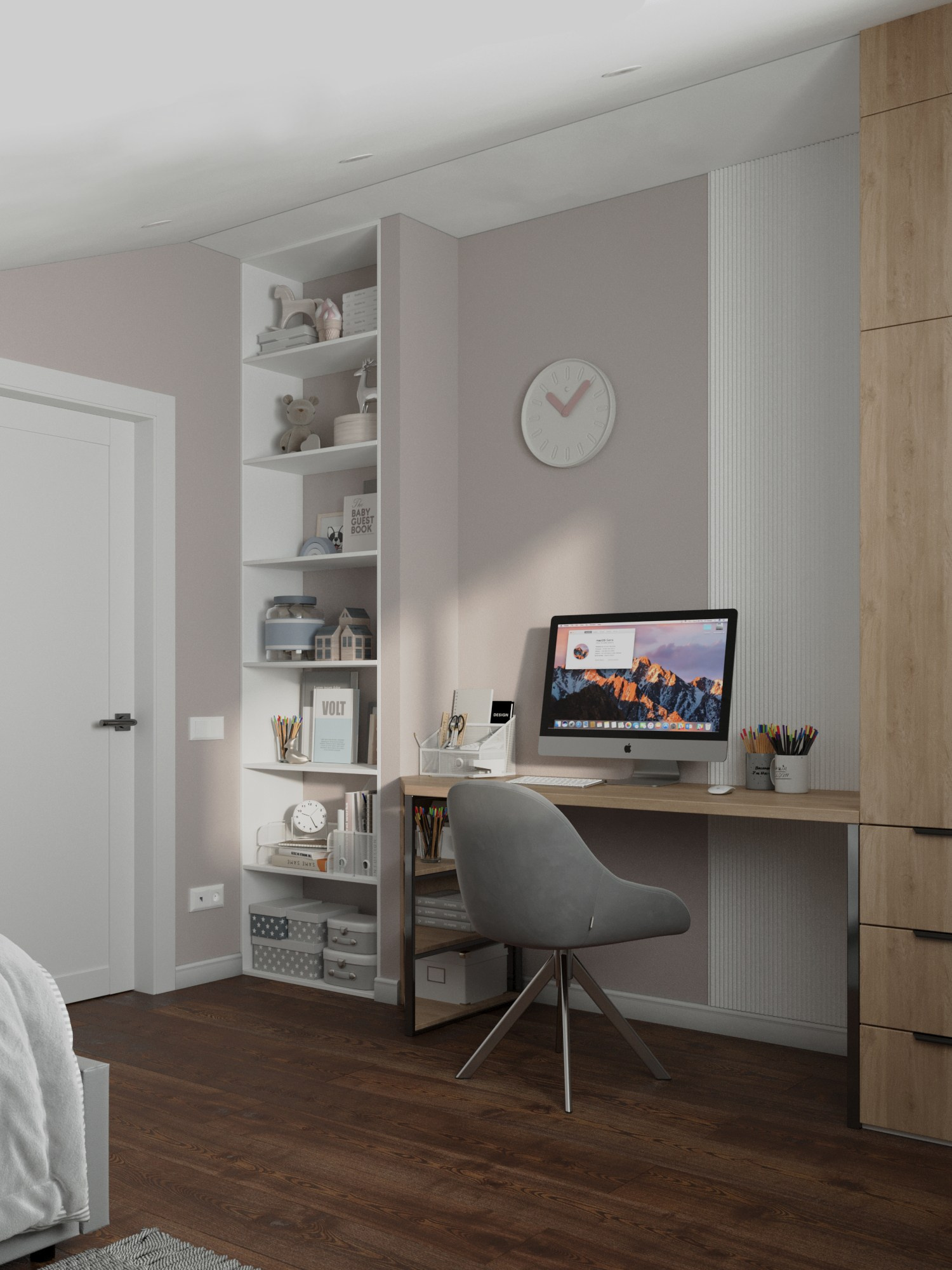 Проект квартиры в Хрустальном парке. 3D-дизайнер Кристина Пуляевская