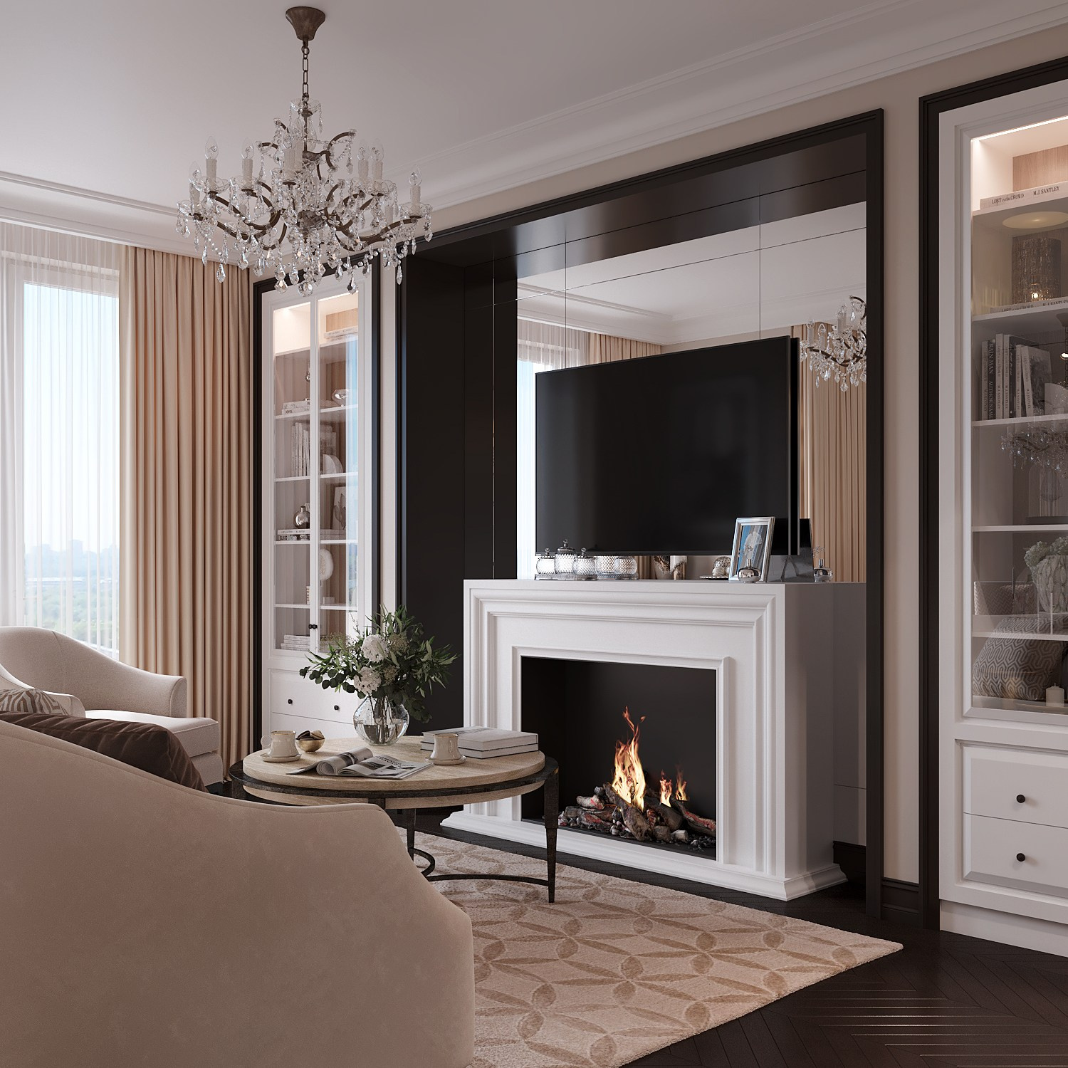 Квартира в стиле Ralph Lauren. Дизайн интерьера в Москве