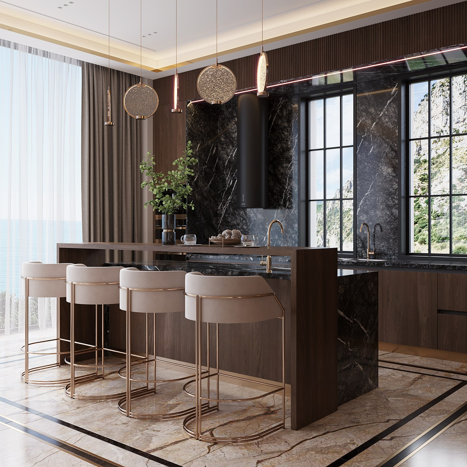 Дом в Сочи. Дизайн интерьера в Москве