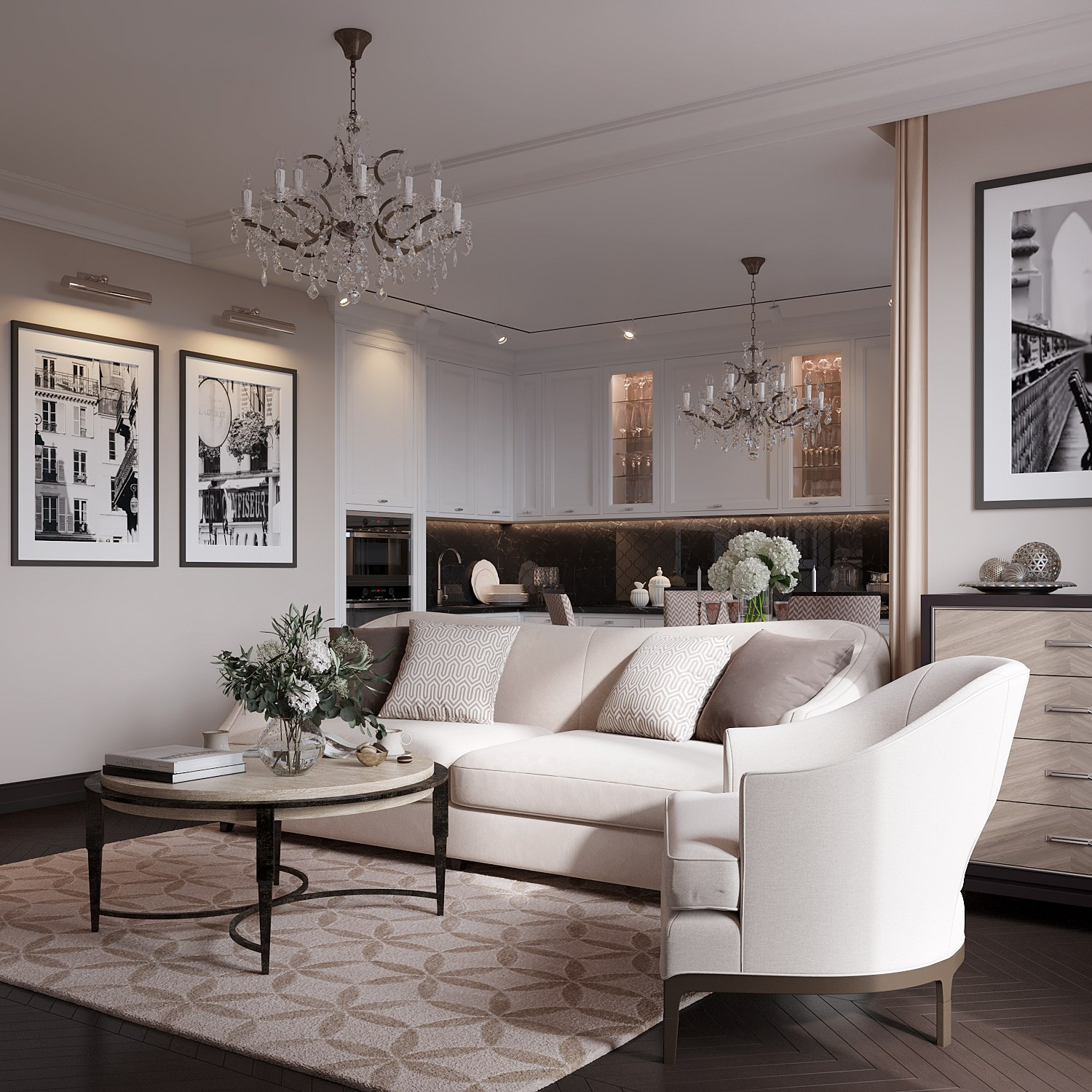 Квартира в стиле Ralph Lauren. Дизайн интерьера в Москве