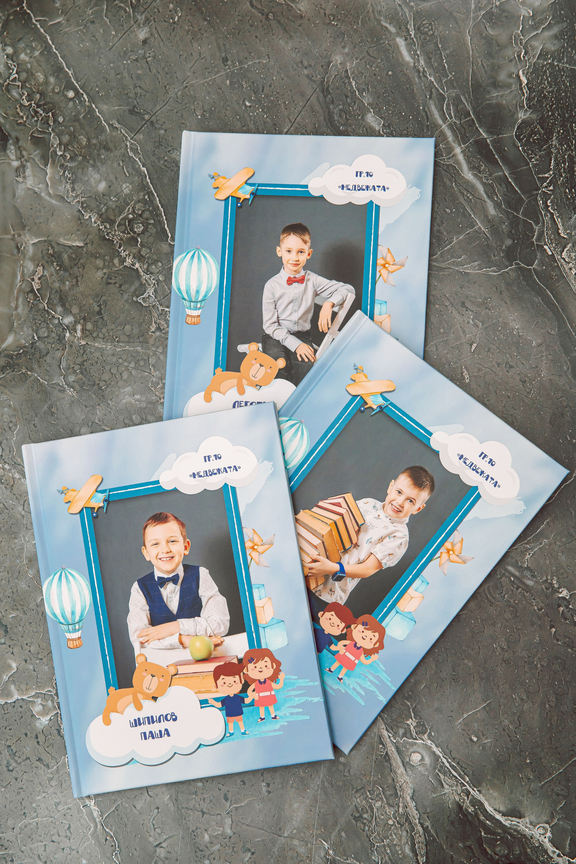 Выпускные альбомы_детский сад. Семейный и детский фотограф в Москве Тихонова Ксения