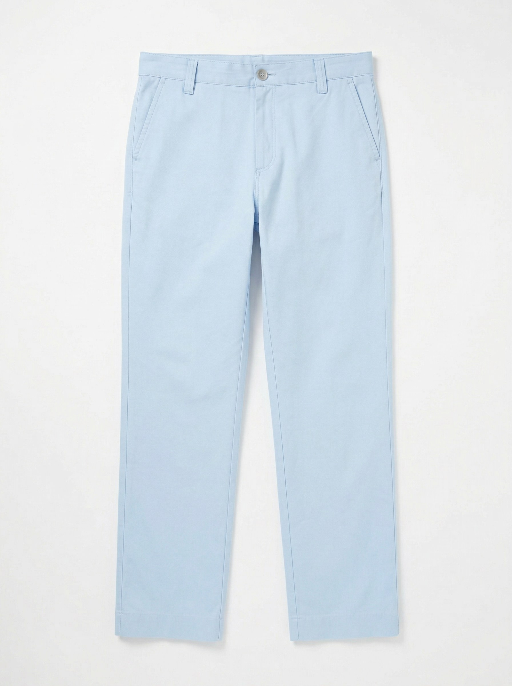 Генерация каталога на белой циклораме голубые хлопковые брюки Раскладка