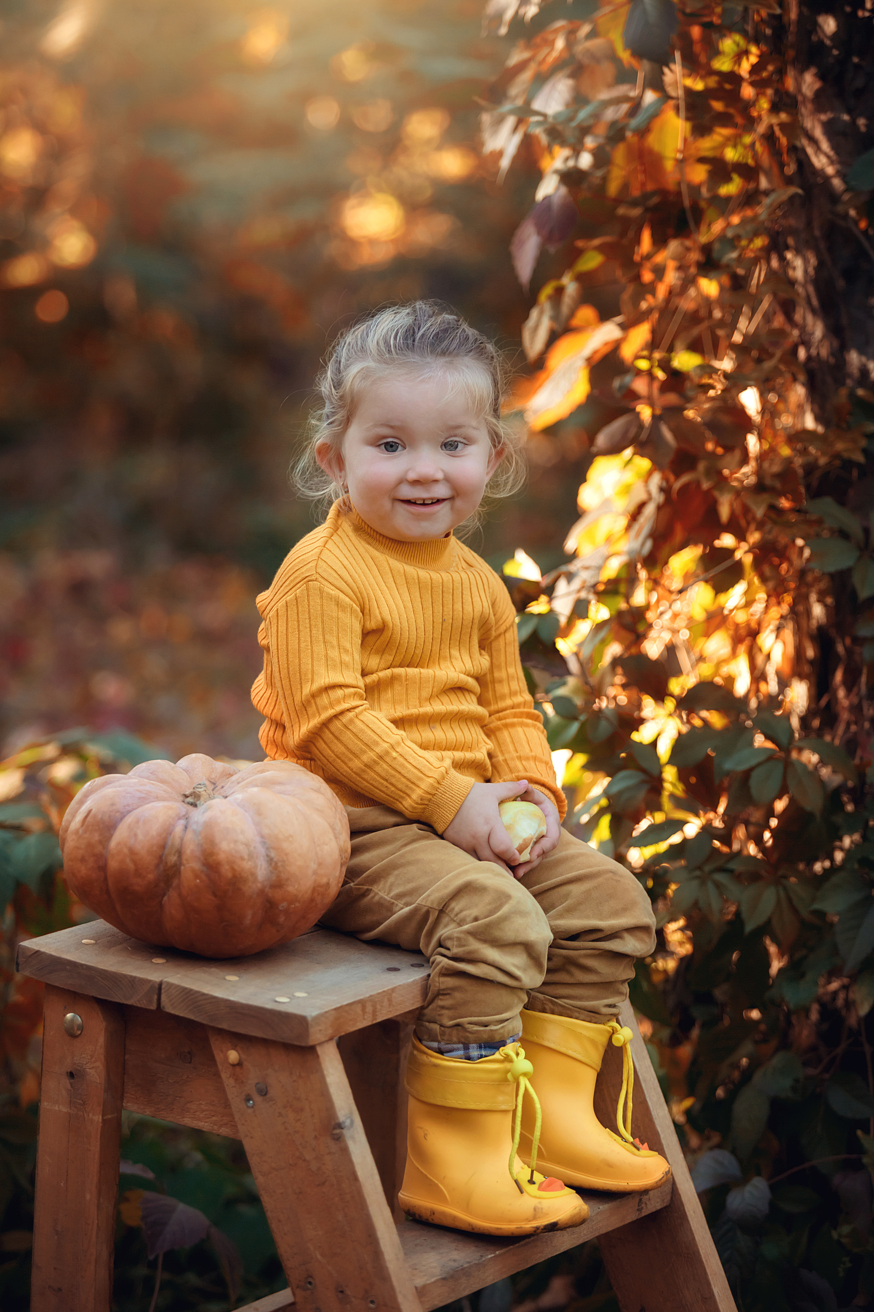 Семейная осенняя прогулка. Семейный и детский фотограф Екатерина Савёлова