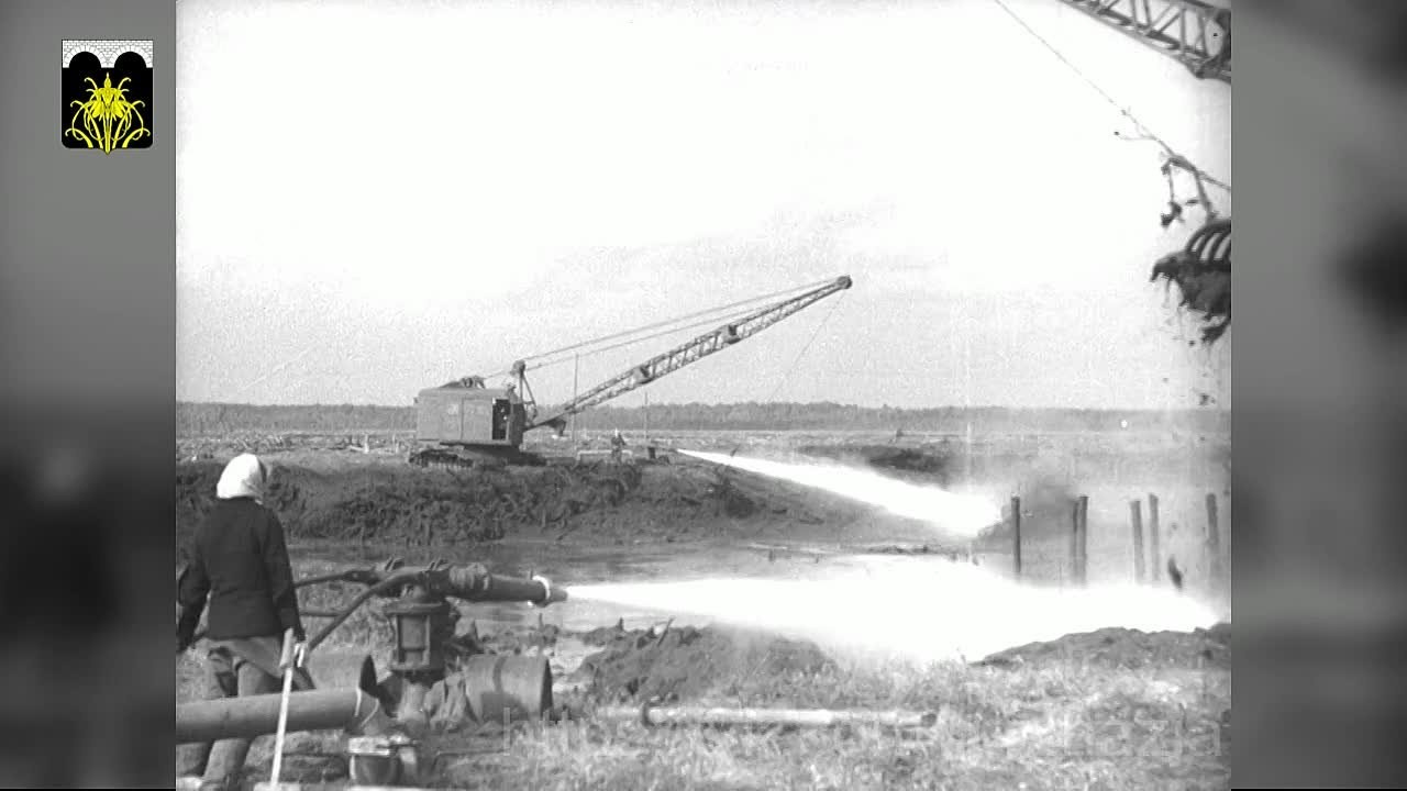 Архивная киносъёмка 1953 г. — 1955 г. История Назиевского городского поселения