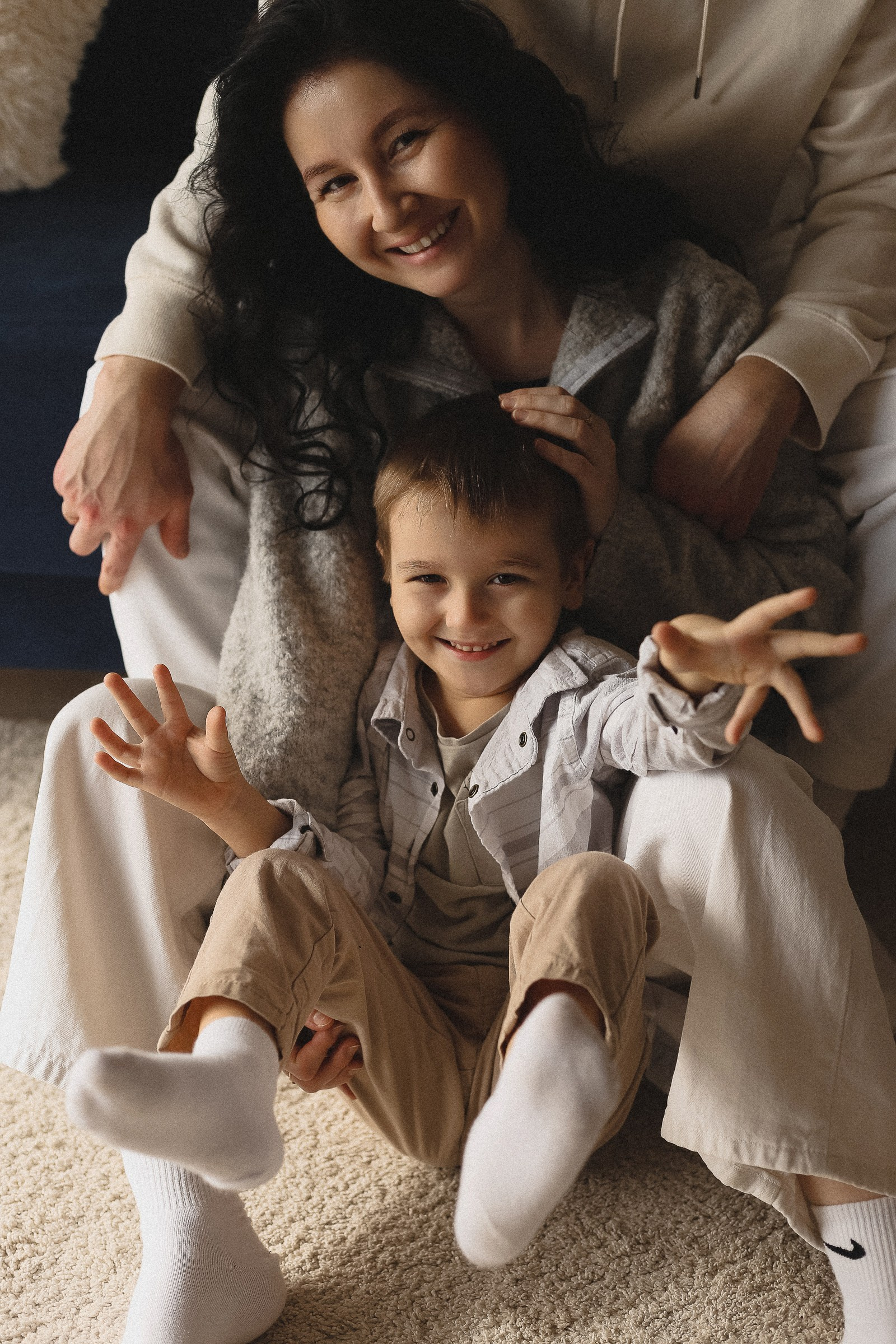 Семейная домашняя фотосессия. Семейный, love story, свадебный фотограф Анапа