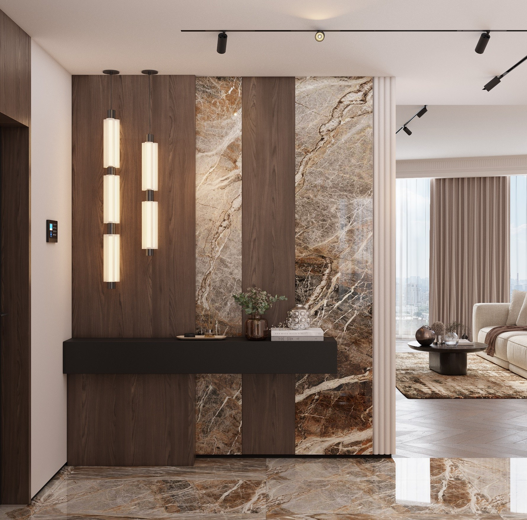 ЖК Sky House 3. Дизайн интерьера в Москве