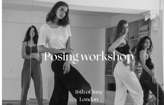 Original Posing Workshop artwork showing natural movement and posing