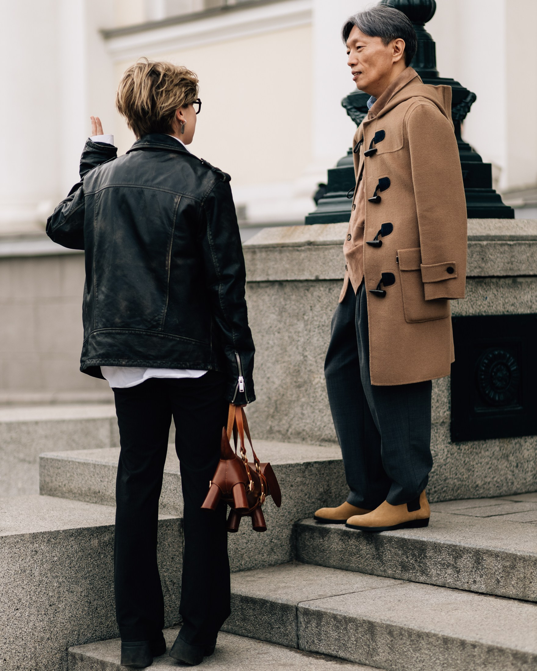 Moscow Fashion Week Streetstyle Day 3. Shami Pezhonov Photography