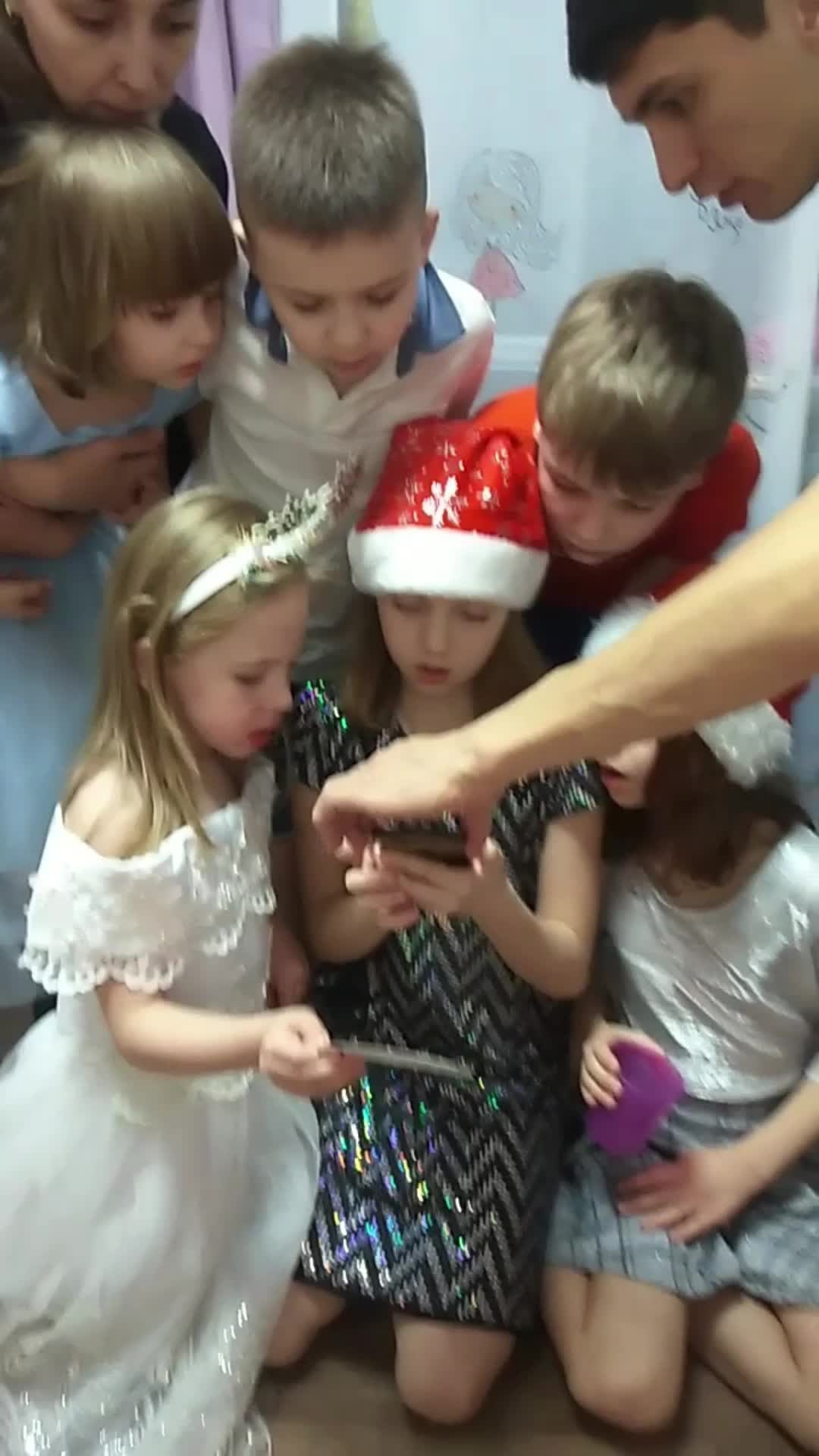 Оживающая открытка от Деда Мороза