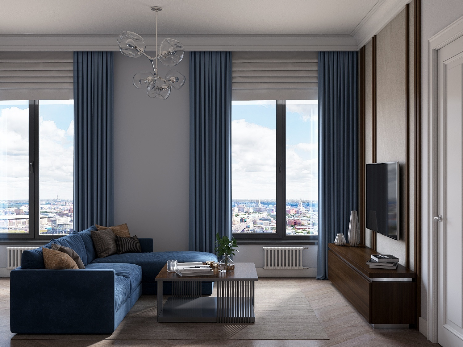 Интерьеры в ЖК Царская площадь