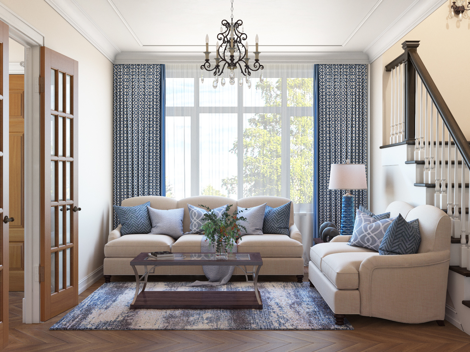 Дизайн коттеджа в поселке Чистые пруды