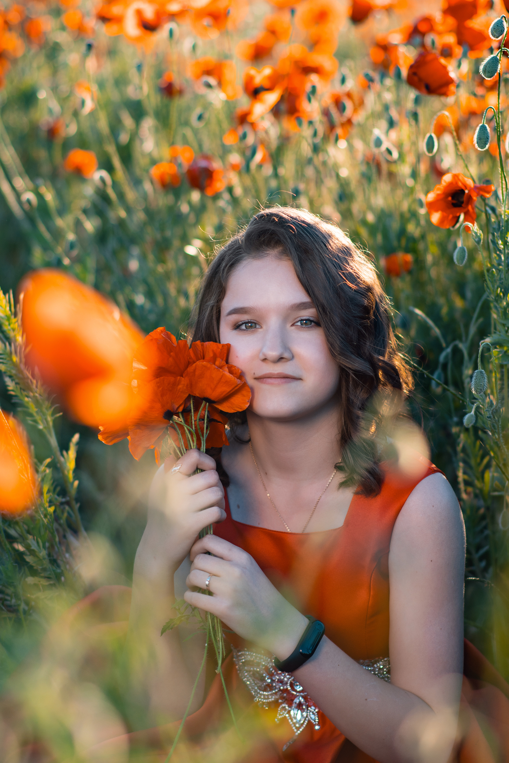 Фотосессия в маковом поле. Фотограф в Москве, Оксана Ребристая