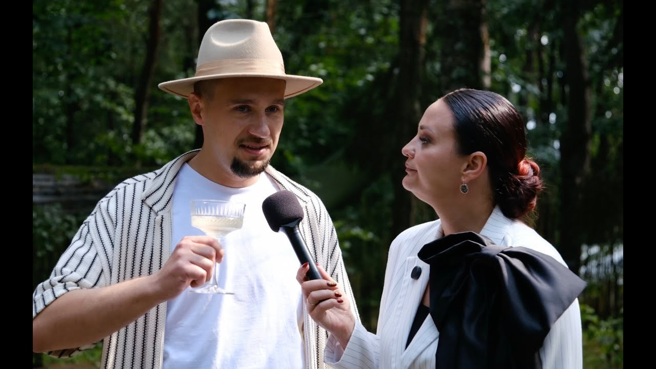 Свадебное SDE интервью на Лесной поляне. Репортажный видеограф Илья Сухоносиик