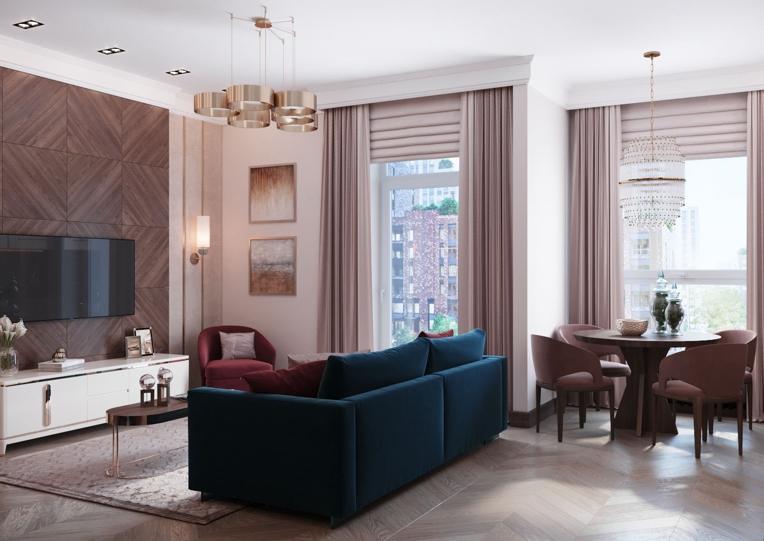 Дизайн интерьеров в ЖК Сити парк