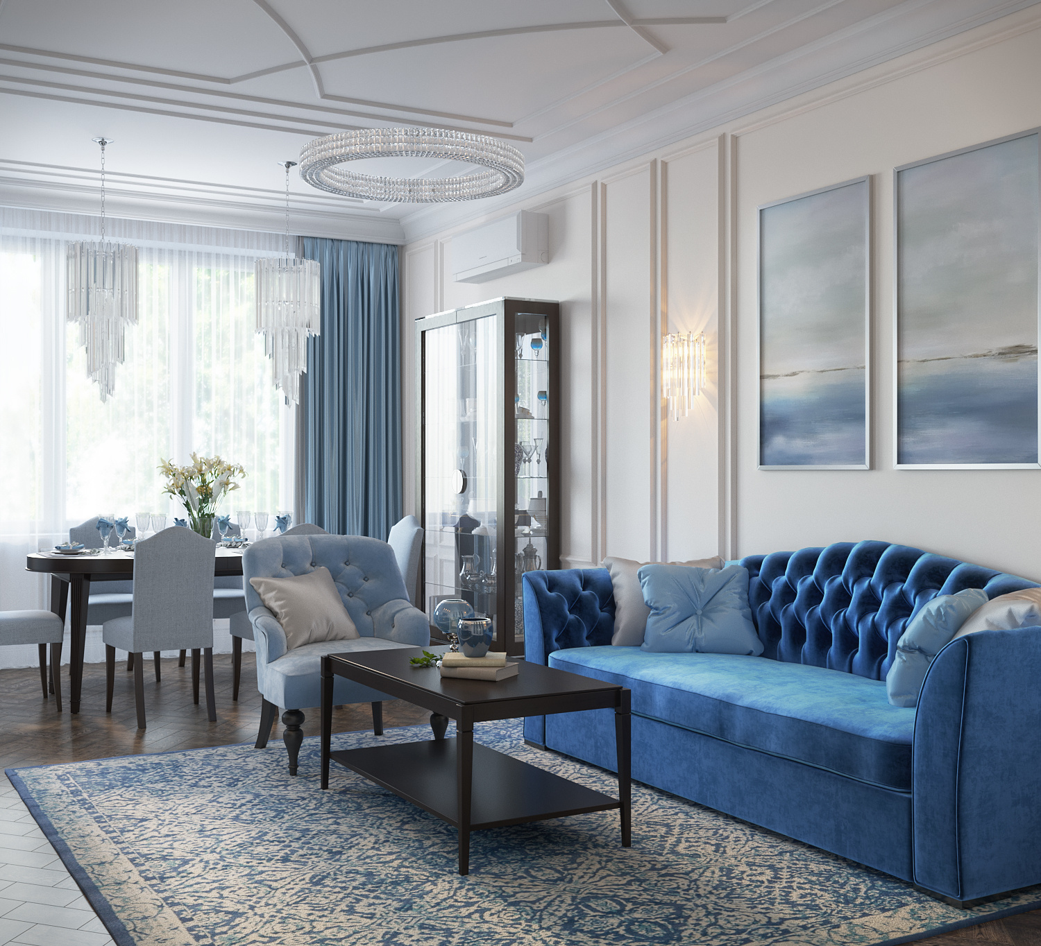 Дизайн квартиры в ЖК Алые паруса