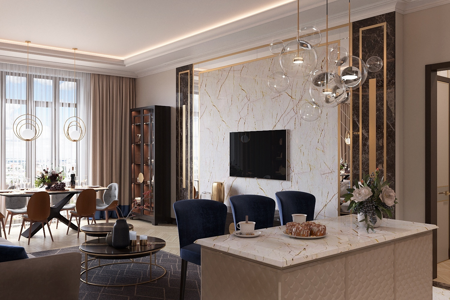 дизайн квартир в ЖК Виноградный