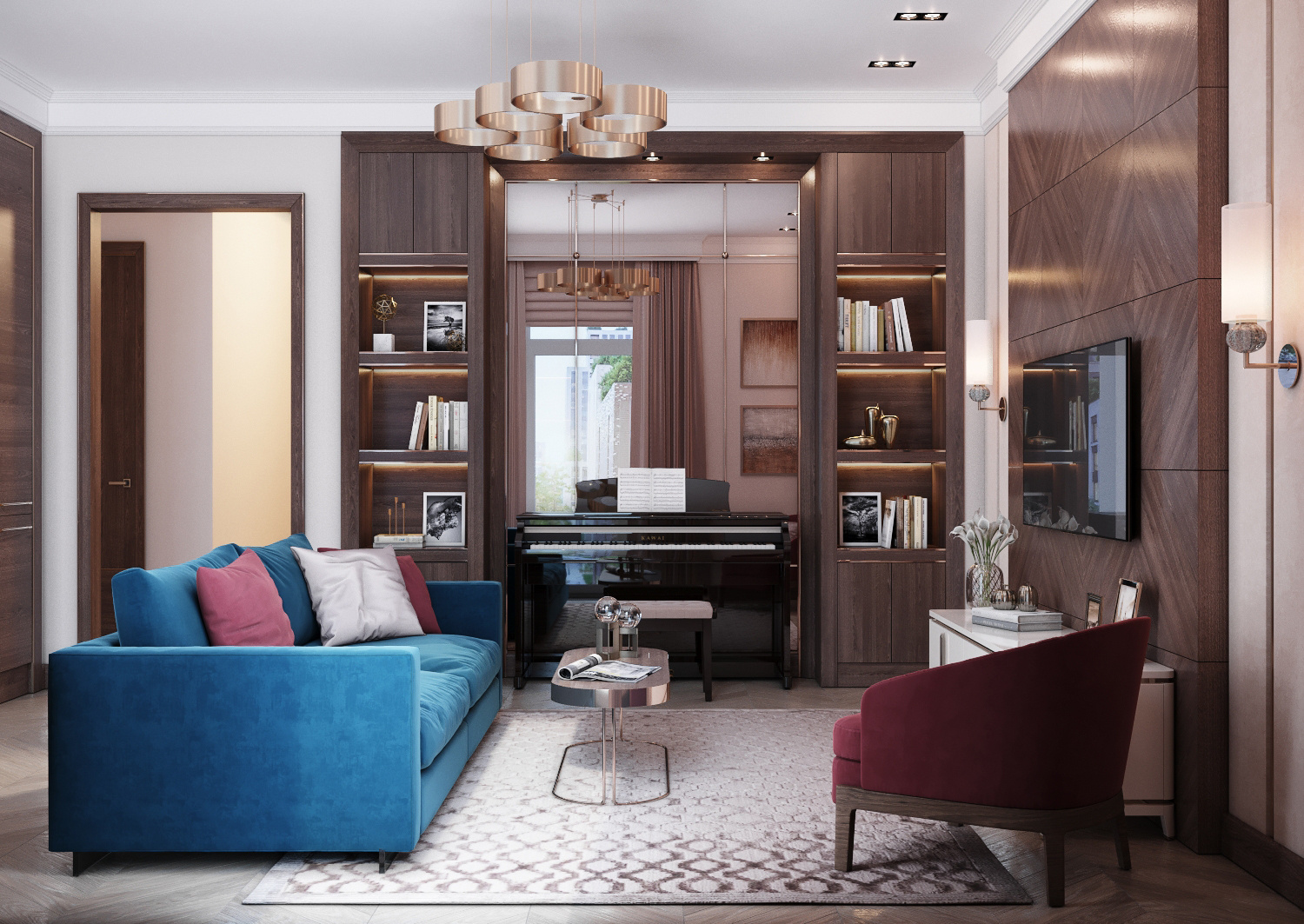 Дизайн-проект в Жк Сити парк