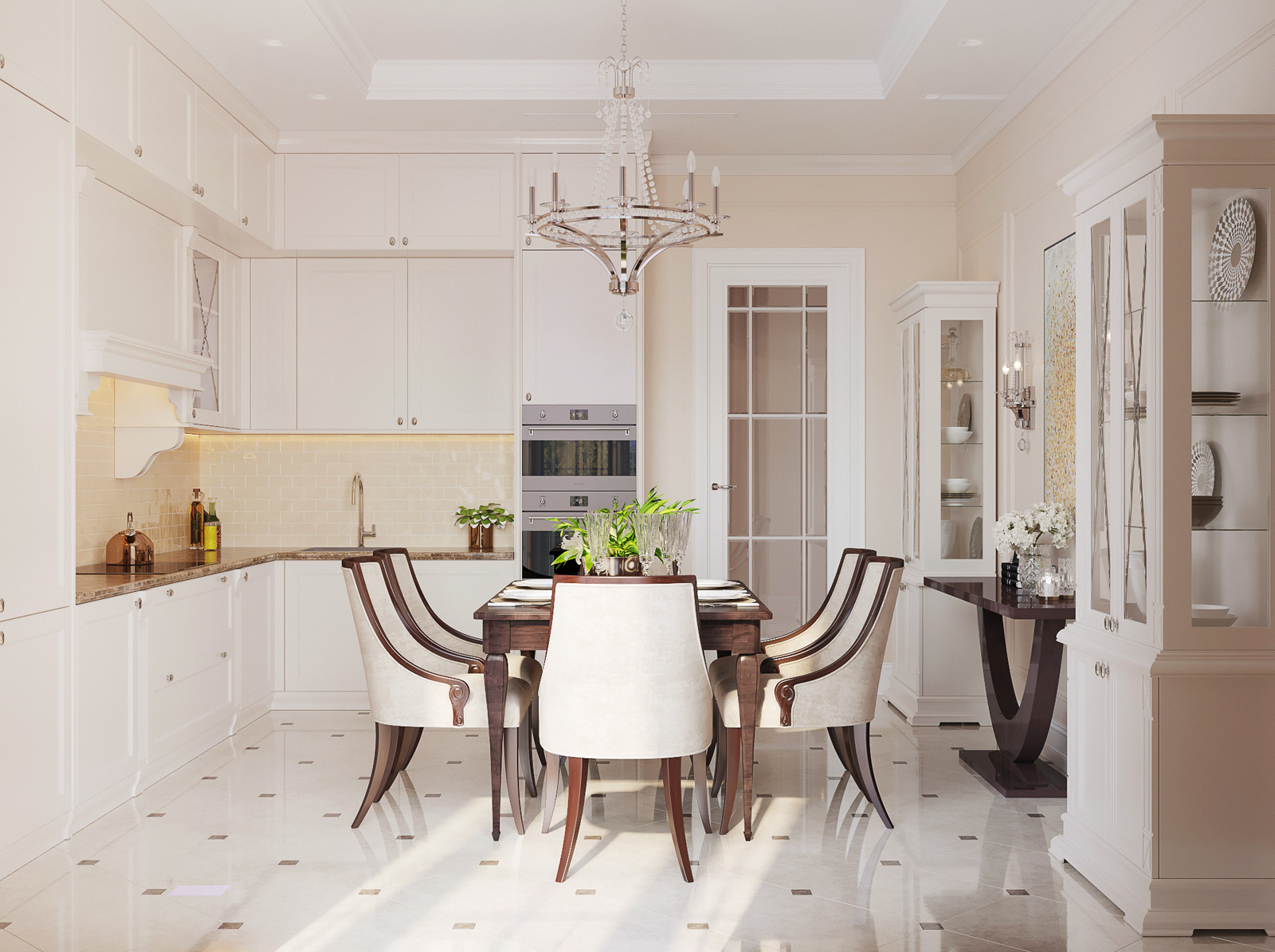 Элитные интерьеры кухонь