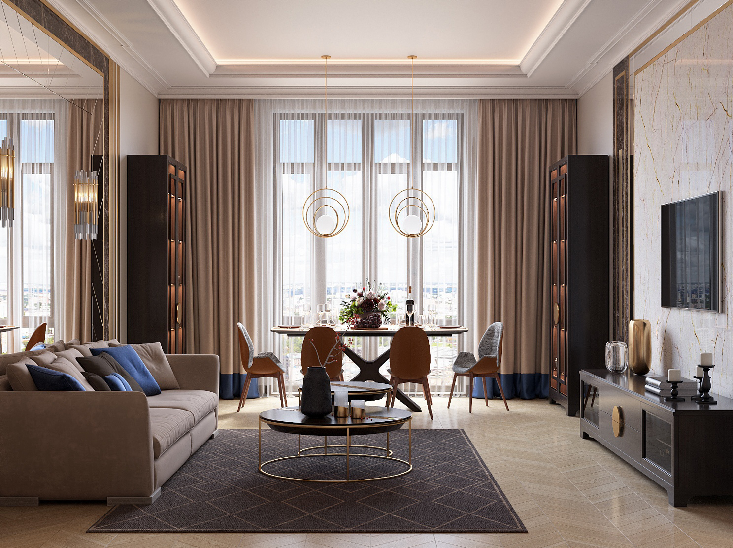 дизайн интерьера в ЖК Виноградный