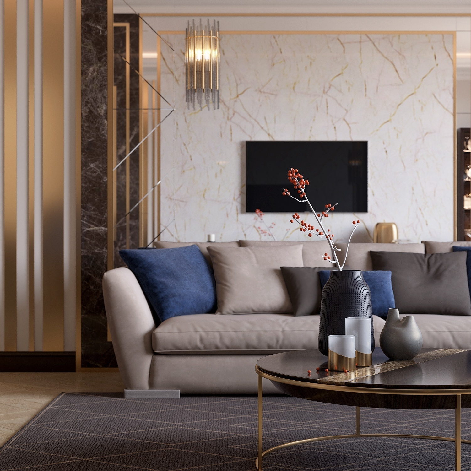 Мрамор в интерьере