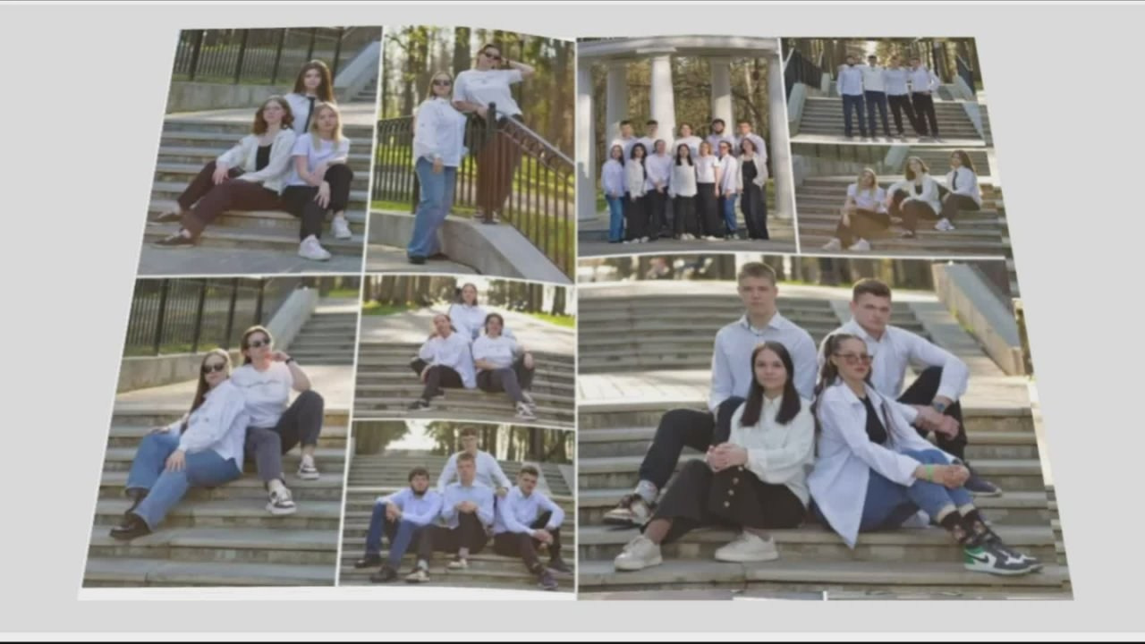 Выпускной альбом на 4 разворота. Главная