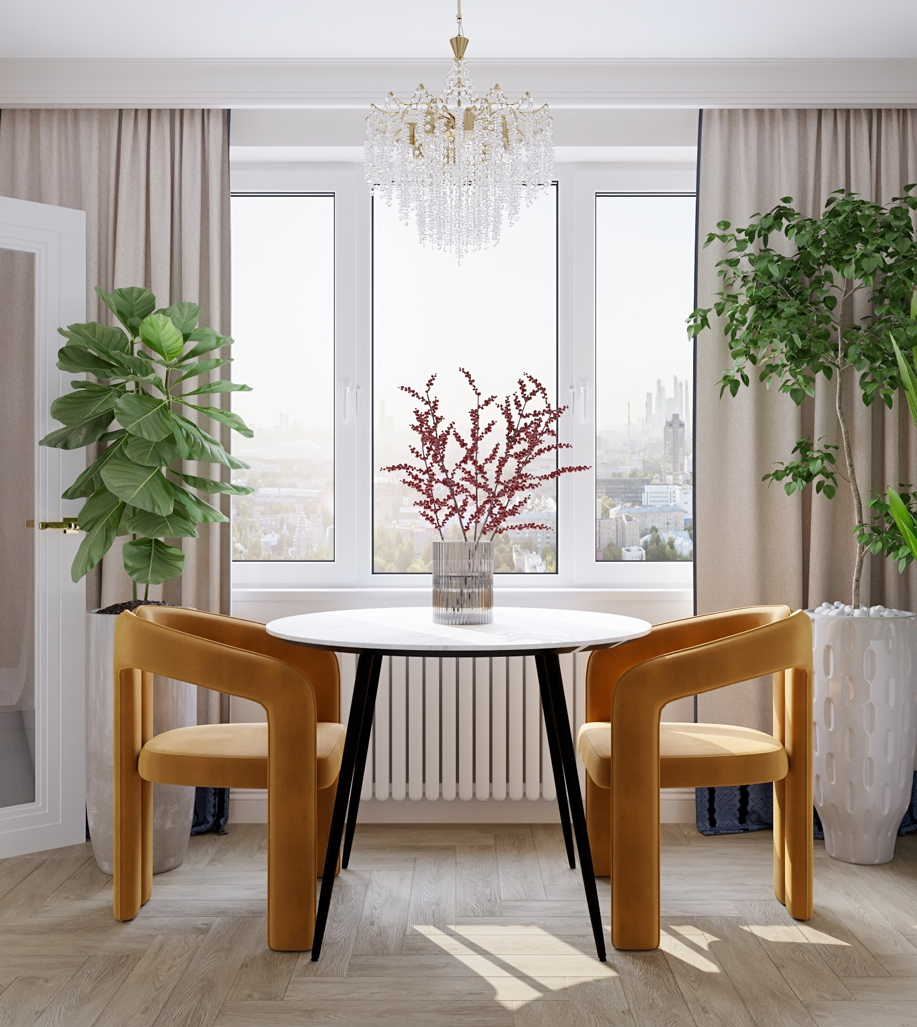 Столовая в современном стиле