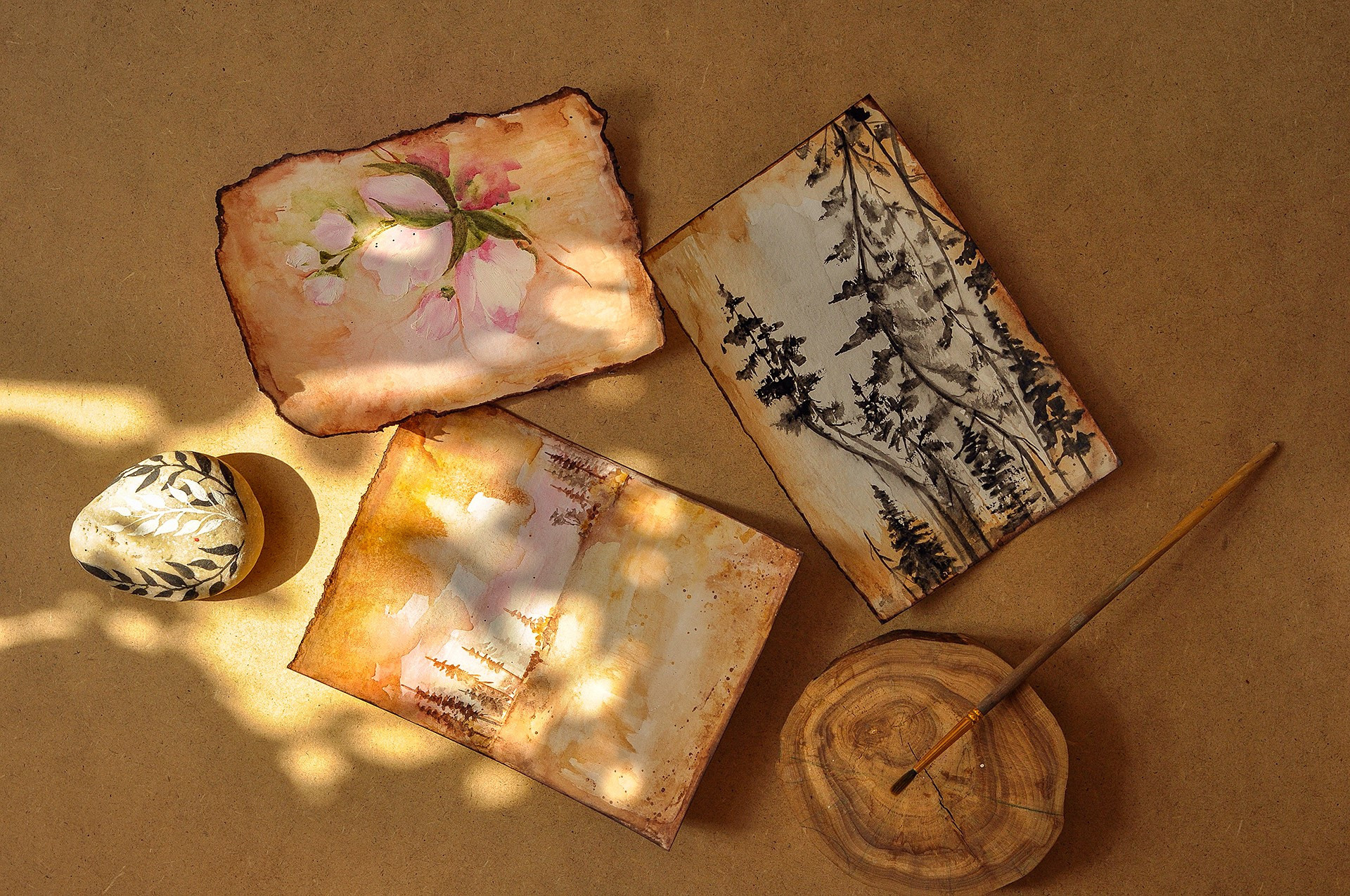 Живопись картины Карины Андреевой Kerry Moore. Фотограф и художник Kerry Moore