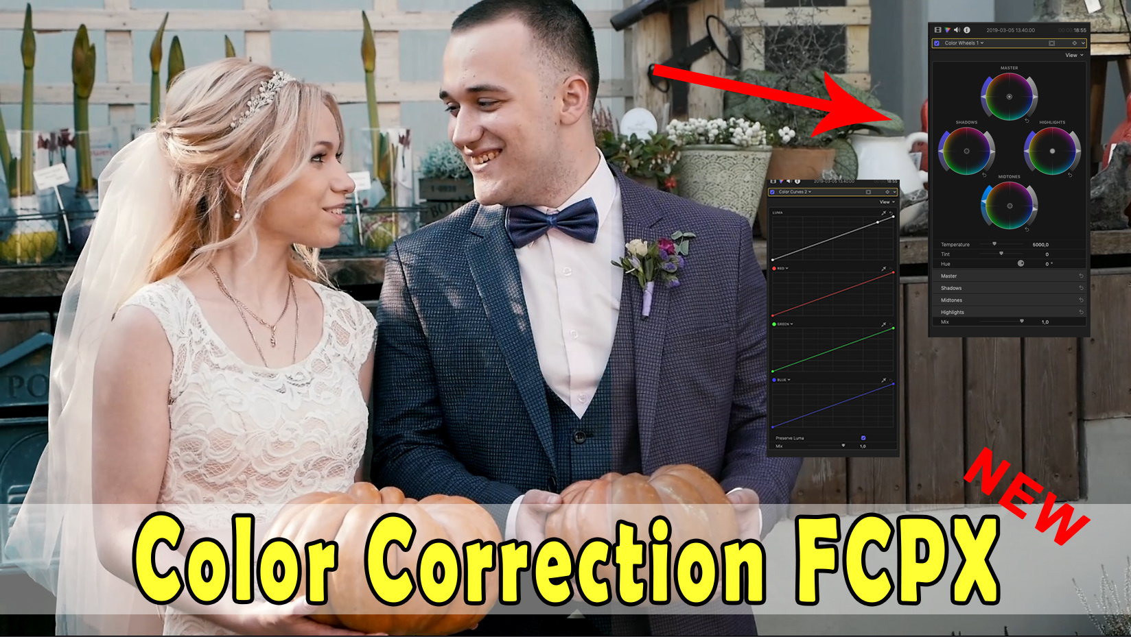 Цветокоррекция в новом FCPX!. Свадебный фотограф в Ярославле - Леонид Комаров