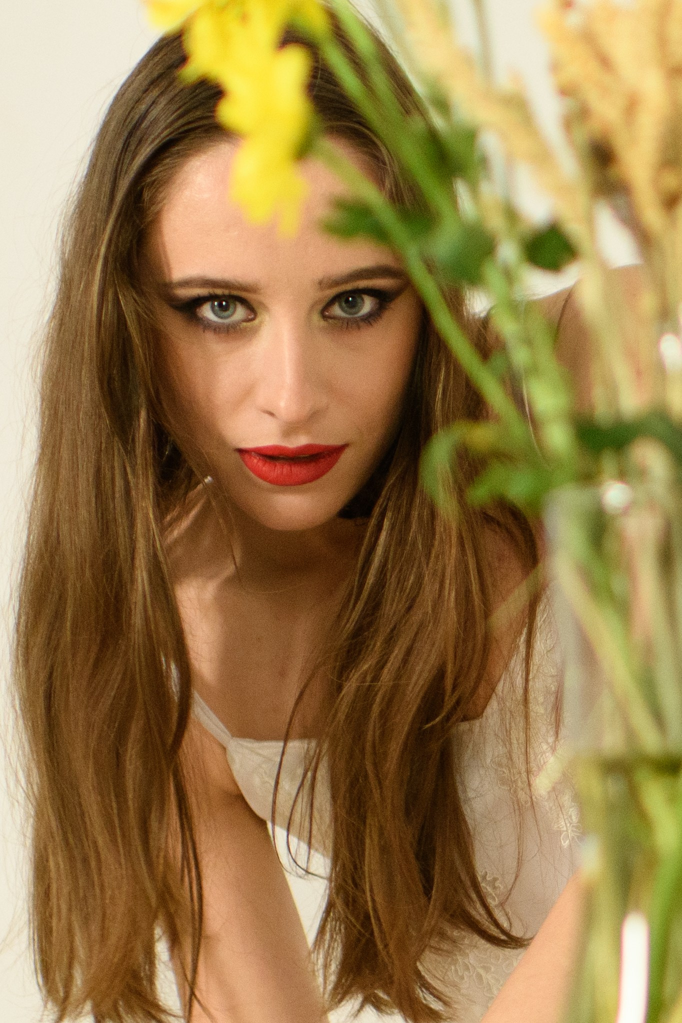 Лилия. Фото на циклораме.