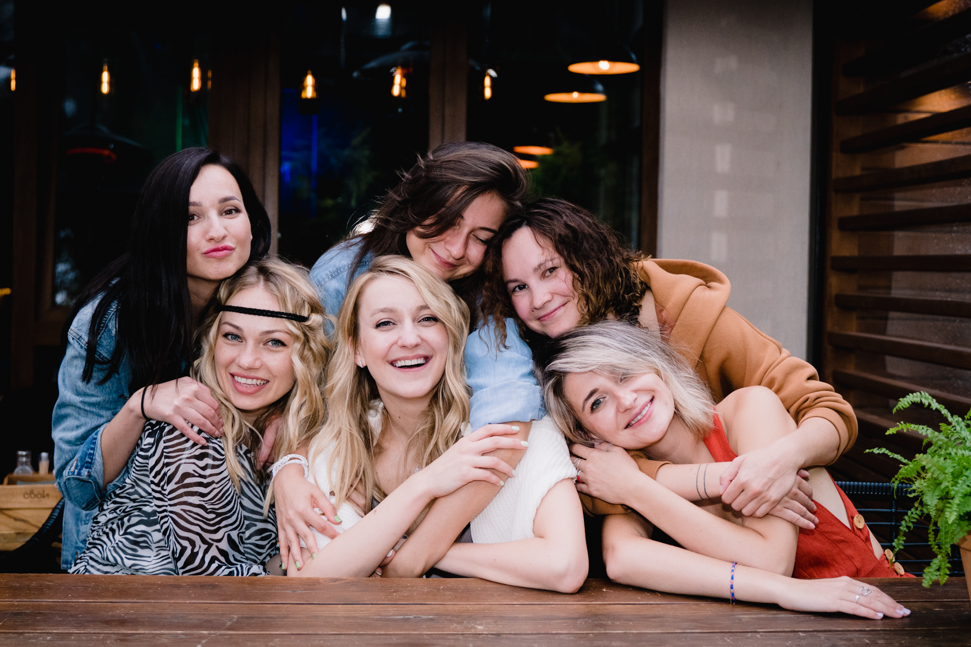 Фотоснимок девичника на Красной Поляне