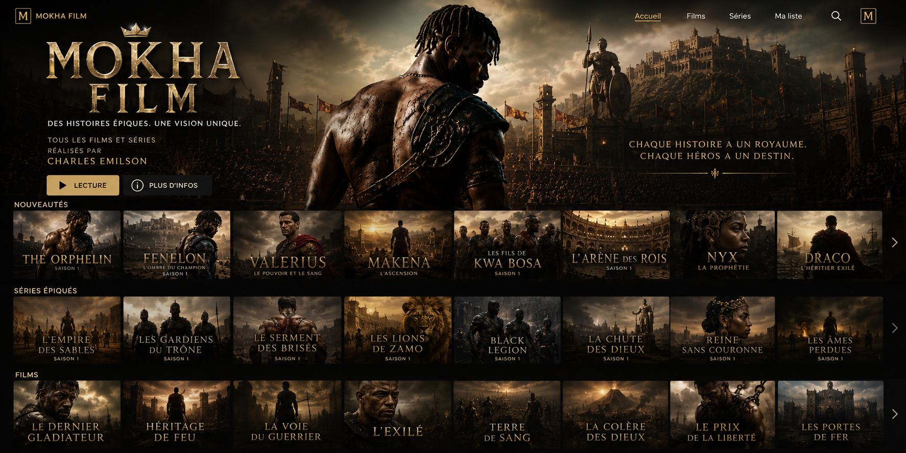 FILMS & SERIES. MOKHA FILM