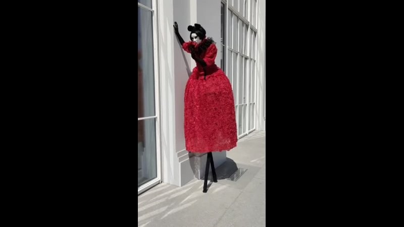 Персонаж Мышка. Мимы и Ходулисты на встречу гостей. Москва