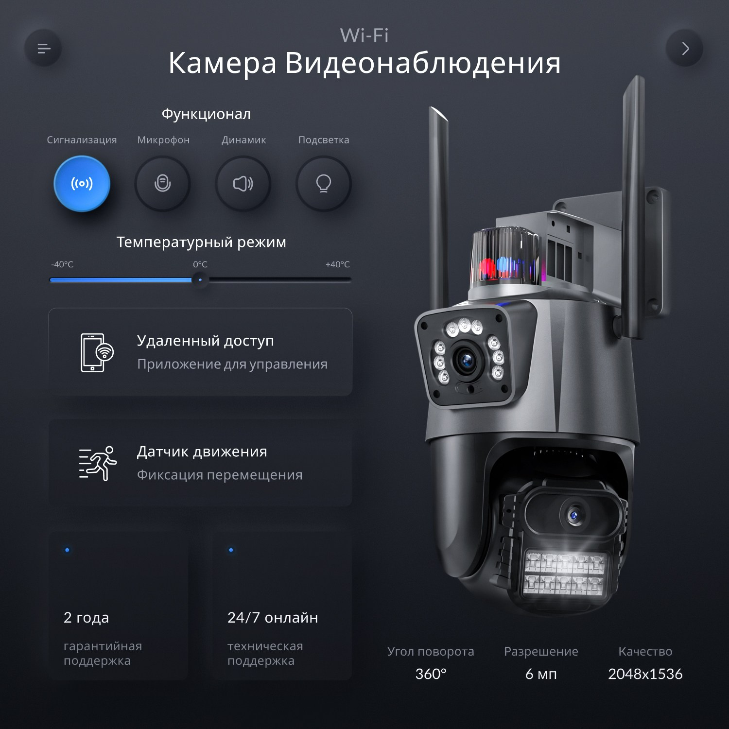 Камера видеонаблюдения