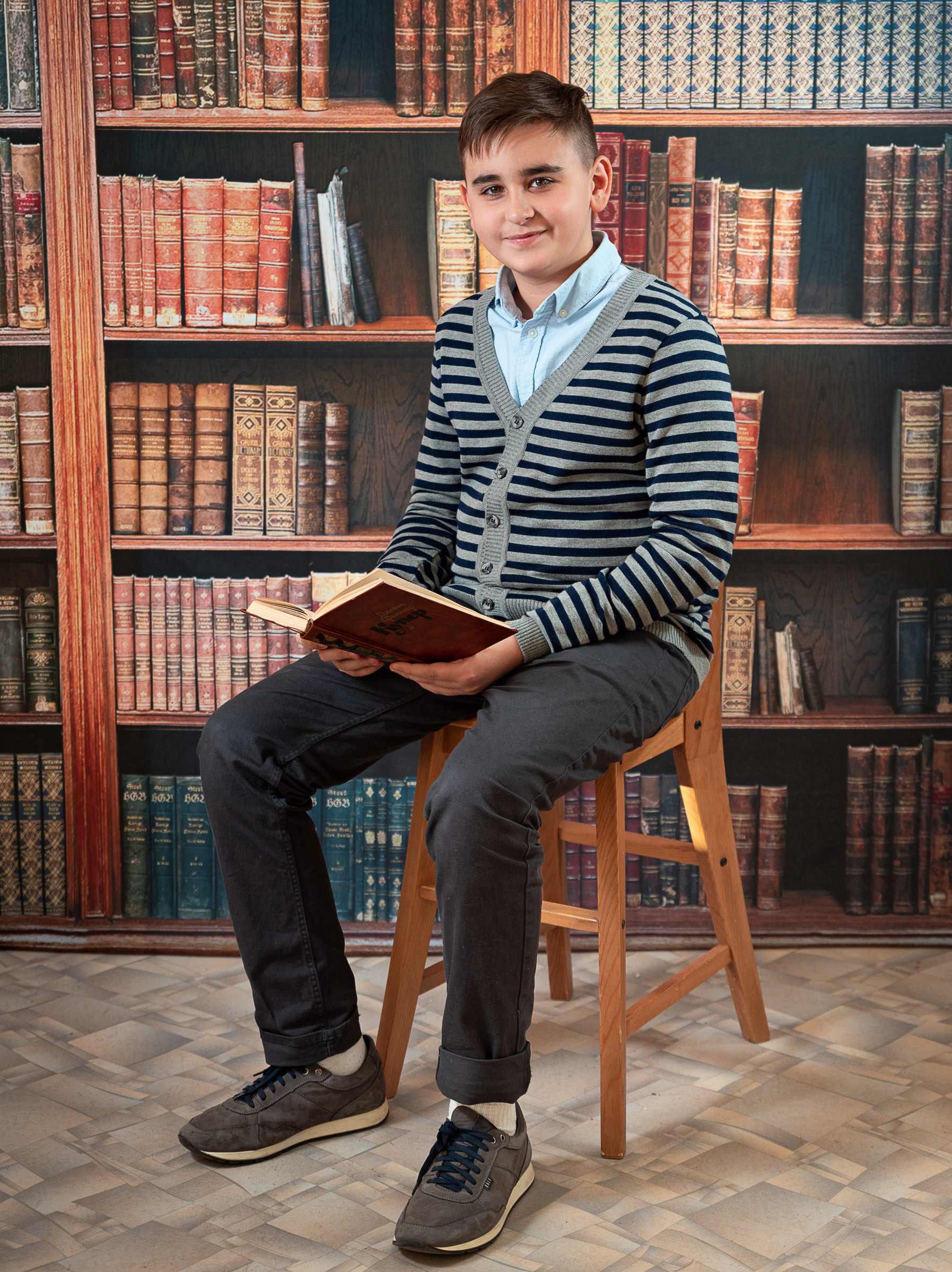 Выездная фотосессия 6 класс Библиотека