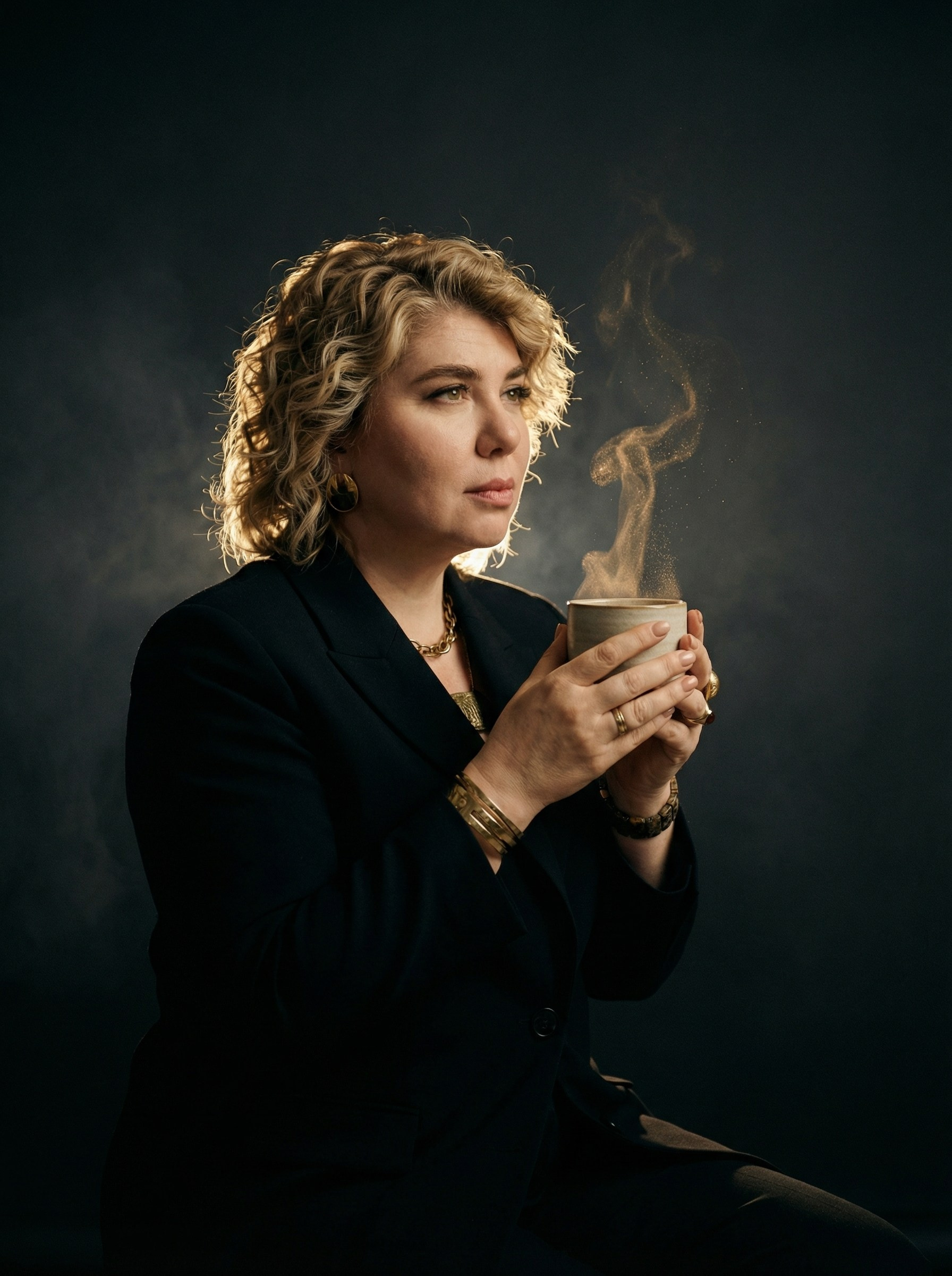 Визуал для эксперта по саморазвитию: съёмка и AI-серия